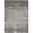thumbnail image 2 of Nourison Rustic Textures Abstract Grey/Multi 9'3" x 12'9" Area Rug, (9x13), 2 of 8