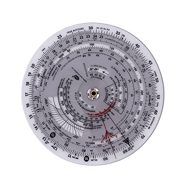 Winyuyby E6B-R Flight Computer Aviation Plotter Circular Slide Rule ...