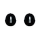 thumbnail image 4 of Casco acolchado para montar a caballo motocicleta ciclismo Naiovety franja plateada 2piezas Negro, 4 of 6