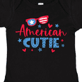 thumbnail image 4 of Inktastic 4th of July American Cutie Red and Blue Stars and Hearts Boys or Girls Baby Bodysuit, 4 of 5