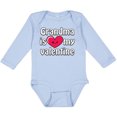 thumbnail image 3 of Inktastic Grandma is My Valentine Boys or Girls Long Sleeve Baby Bodysuit, 3 of 5