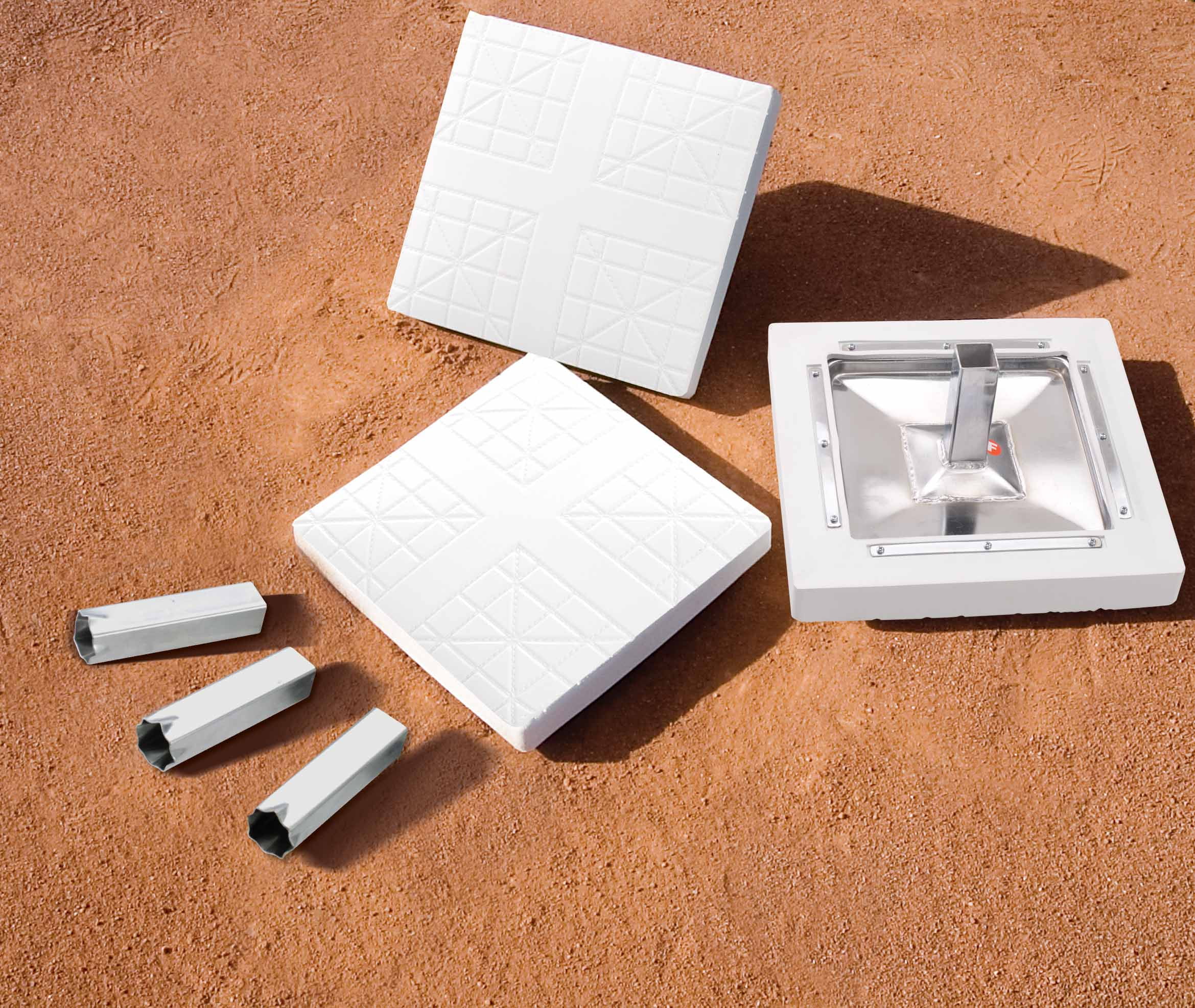 MacGregor Major League Bases With Anchor And Plugs Set Of 3