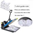 thumbnail image 2 of tredstone 4pcs T-Shirt Alignment Ruler PVC T-Shirt Guide Ruler Clothes Sewing Embroidery Tools, Transparent, 2 of 6
