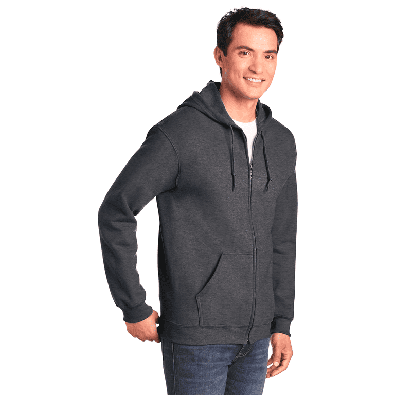 Gildan Heavy Blend Zip Up Hoodie, Midweight Hoodie, Fleece Hooded