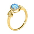 thumbnail image 4 of AoneJewelry Diamond Gemstone Ring In 10K Solid White, Yellow & Rose Gold, 4 of 5