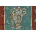 thumbnail image 3 of Daphne, Brissonnet 18x13 Black Modern Framed Museum Art Print Titled - Elephant Caravan IB, 3 of 5