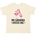thumbnail image 3 of Inktastic Gramma Loves Me Girl Flamingo Girls Toddler T-Shirt, 3 of 5