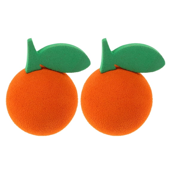 BESTONZON 2Pcs Vehicle Antenna Decoration Orange Eva Material Car Roof Styling Easy Assembly