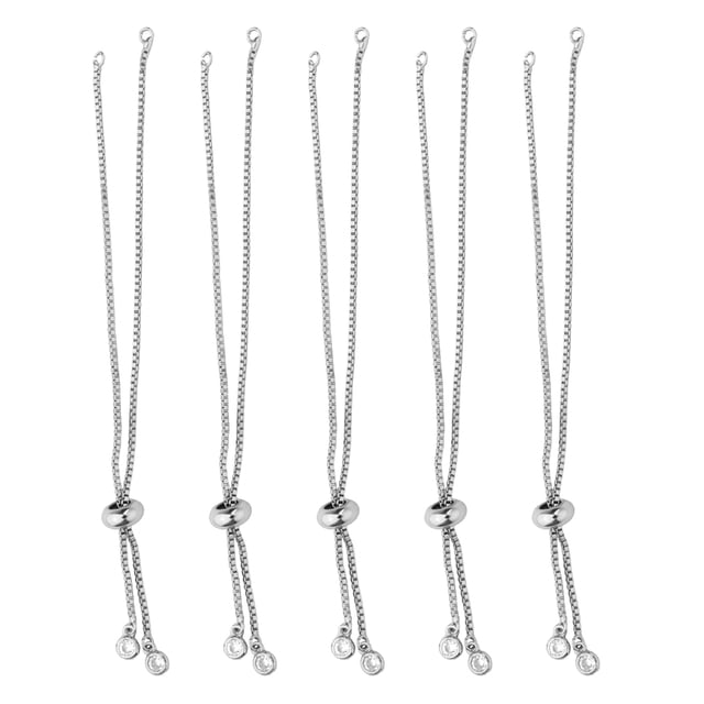 5pcs Bracelets Réglables Chaîne à Main Semi-Finie pour la Maison