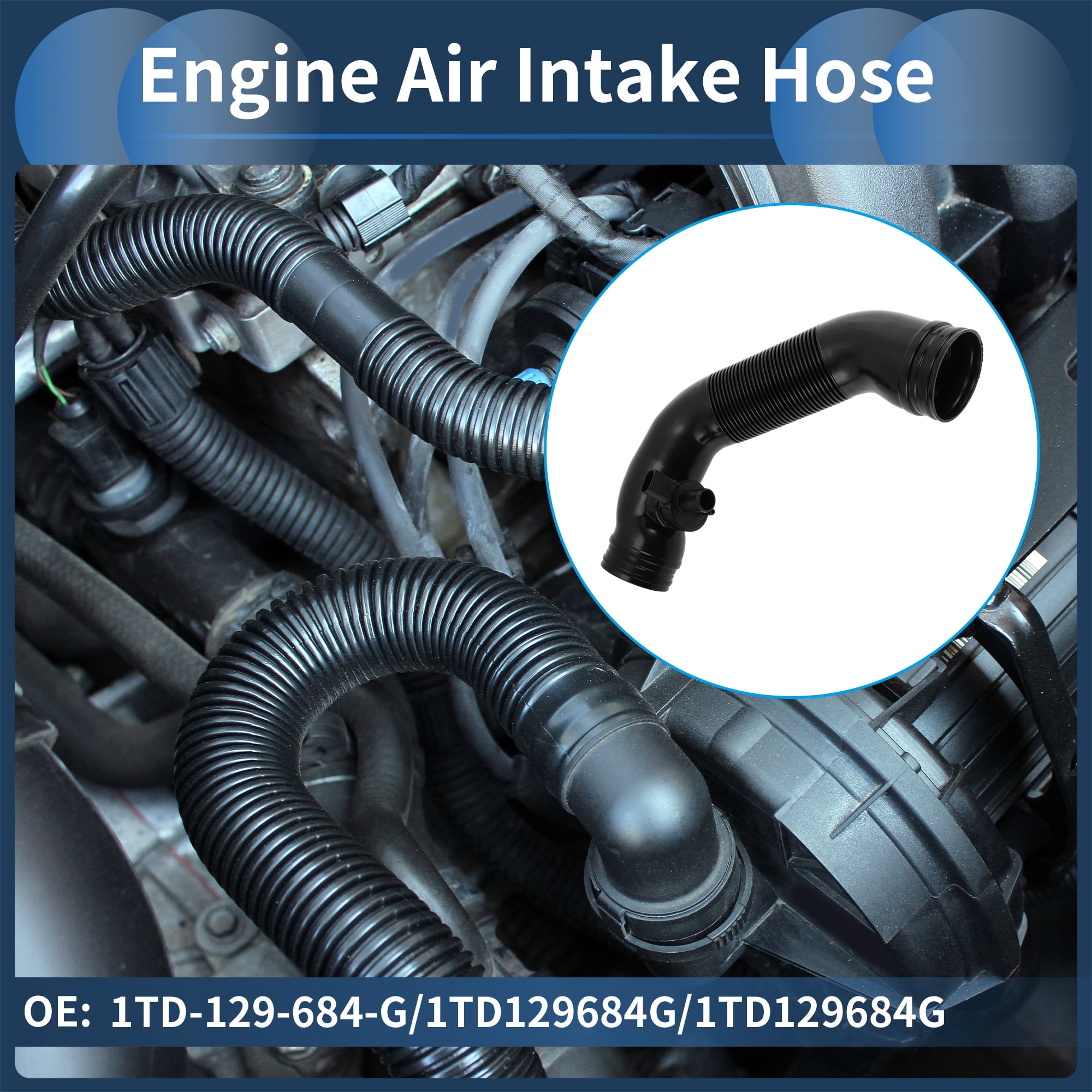 Unique Bargains Engine Air Intake Hose for VW Caddy 2004-2015 and Jetta 2011-2018
