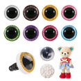 thumbnail image 1 of Ojos de muñeca Safety Eyes MUCUNNIA con purpurina, 6 unidades, 40 mm, 1 of 6
