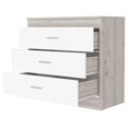 thumbnail image 5 of Dtwnek 3 Drawers Dresser with Handle, Perfect for Home, Bedroom, White, 5 of 6