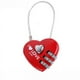 thumbnail image 2 of Cerradura de pareja para el día de San Valentín, cerradura de cobre ABS con haz largo, contraseña de alambre, cerradura de amor, 2 of 6