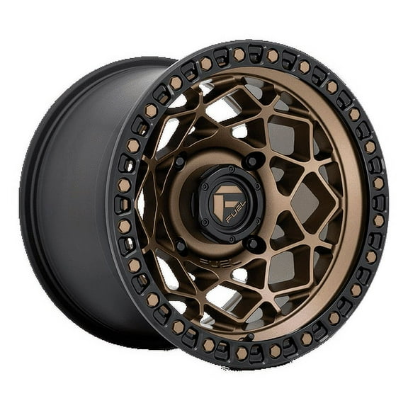 Fuel UTV Aluminum Rim D785 UNIT UTV 15X10in Bronze with Matte Black Ring Finish, D7851500A555