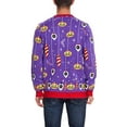 thumbnail image 3 of Wassery Men Halloween Knit Sweater Pumpkin Print Long Sleeve Knitwear Pullovers Tops Spring Fall Loose Jumpers Halloween Clothes Streetwear, 3 of 4
