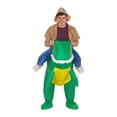 thumbnail image 3 of Inflatable Dinosaur Ride On Halloween Costume for Adults, Adult Size S-XL (28-42), by Morph Costumes, 3 of 5