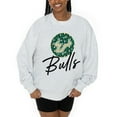 thumbnail image 2 of Women's Gameday Couture Ash South Florida Bulls Premium Fleece Pullover Sweatshirt, 2 of 5