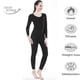 thumbnail image 2 of Trajes de Sauna sin costuras para mujer, mallas deportivas moldeadoras de cuerpo, entrenador de cintura, camisas adelgazantes, conjuntos de ropa moldeadora, 2 of 5