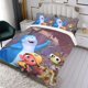 thumbnail image 3 of Beat Bugs Conjunto de sábanas temático, trío de piezas, cómodo y amigable con la piel, diseño único, regalo de decoración para el hogar para familiares, amigos y fans,140cm *210cm, 3 of 6