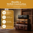 thumbnail image 3 of 3-Colored Vintage Style Luggage Suitcase/Trunk, Set of 3, 3 of 6
