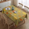 thumbnail image 2 of Thanksgiving Day Table Cloth Waterproof Spillproof Tablecolths Table Covers Happy Fall Pumpkin Tablecloth for Fall Birthday Wedding Graduation Rectangle,60x84inch, 2 of 5