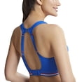 thumbnail image 2 of Panache Racerback Non-Wire Sports Bra (7341R),28FF,Retro Blue, 2 of 5