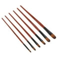 thumbnail image 4 of simhoa 6 Pieces Nylon Hair Paint Brush Set Professional Paint Brushes tilt head, 4 of 7