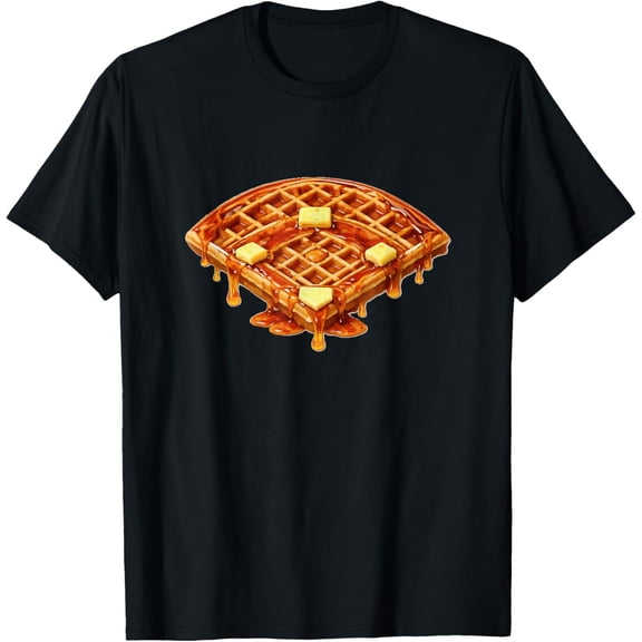 Baseball Dripping Waffle Field T-Shirt