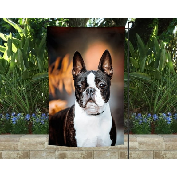 Boston Terrier Garden Flag