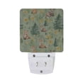 thumbnail image 5 of Yayeee LED Plug in Night Light for The Home with Auto Dusk to Dawn Light Sensors, 2 Pack, Cartoon Forest Animals, 5 of 6