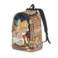 thumbnail image 4 of Custom Snow White And The Seven Dwarfs Canvas Backpacks for Women Men Waterproof College School Cartoon Bag Print Bookbag, 4 of 5