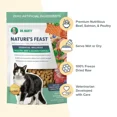 thumbnail image 2 of Dr. Marty Nature's Feast Essential Wellness Beef, Salmon, & Poultry Blend Freeze Dried Raw Cat Food 12 oz, 2 of 5