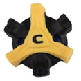 thumbnail image 4 of 30pcs Soft Golf Shoe Spikes Metal Thread Studs Replacement Fit Golf Spike With Wrench Tool Yellow, 4 of 5