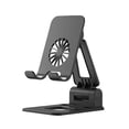 thumbnail image 1 of Phone Holder Plastic 180 Degrees Foldable Adjustable Multifunctional Phone Stand Mount Tablet Bracket Cradle for Home Office Travel No.1, 1 of 3