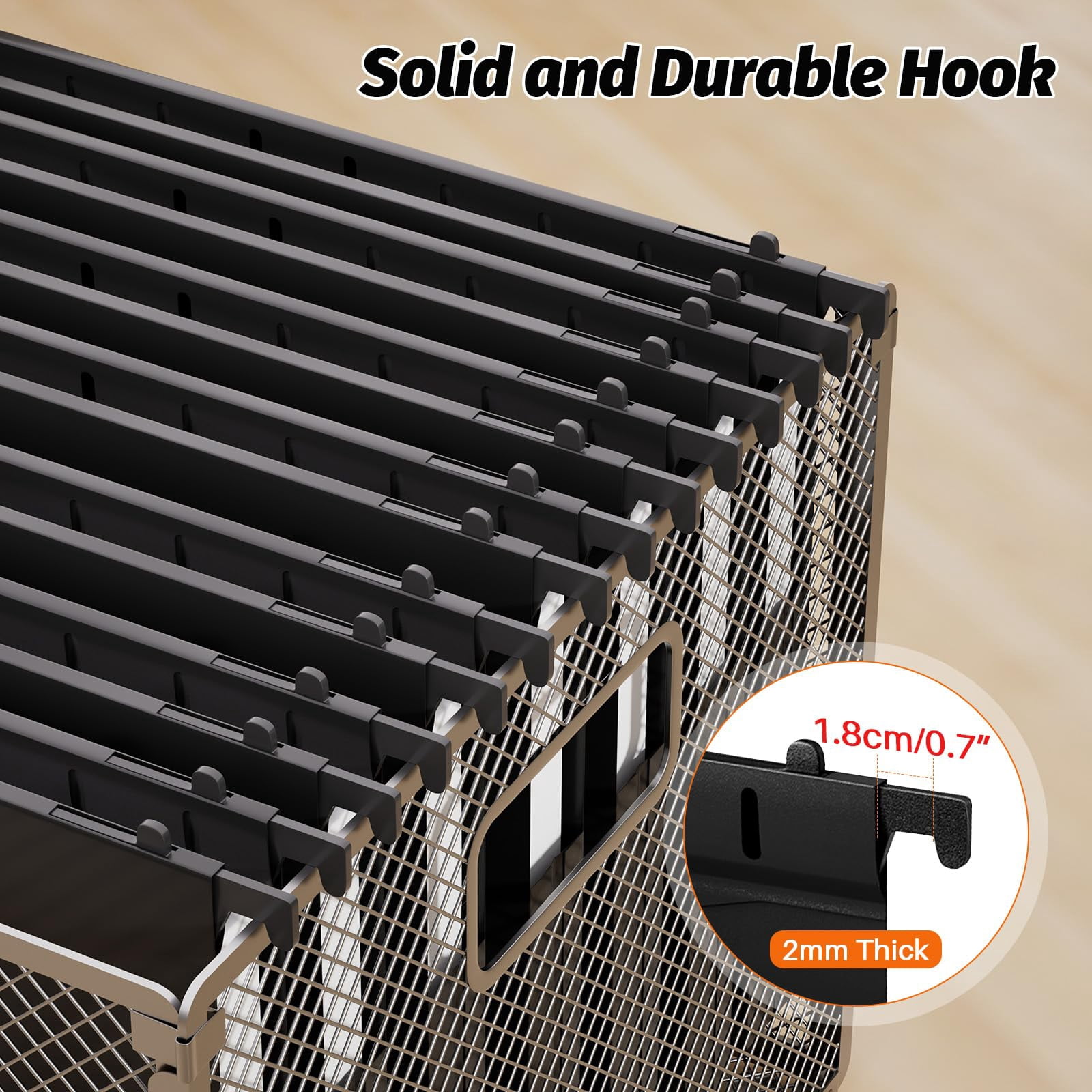 Extra Capacity Plastic Hanging File Folders 12 Pack Reinforced Hang Folder Heavy Duty 1 Inch Expansion Filing Cabinet Letter Size For Bulk Files/medical Charts (sides Sealed  Black)