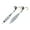 #24 Zebra Glow, variant on Shout! Blade Shotel Metal Sinking Jig with Assist Hook 128BS / 60g