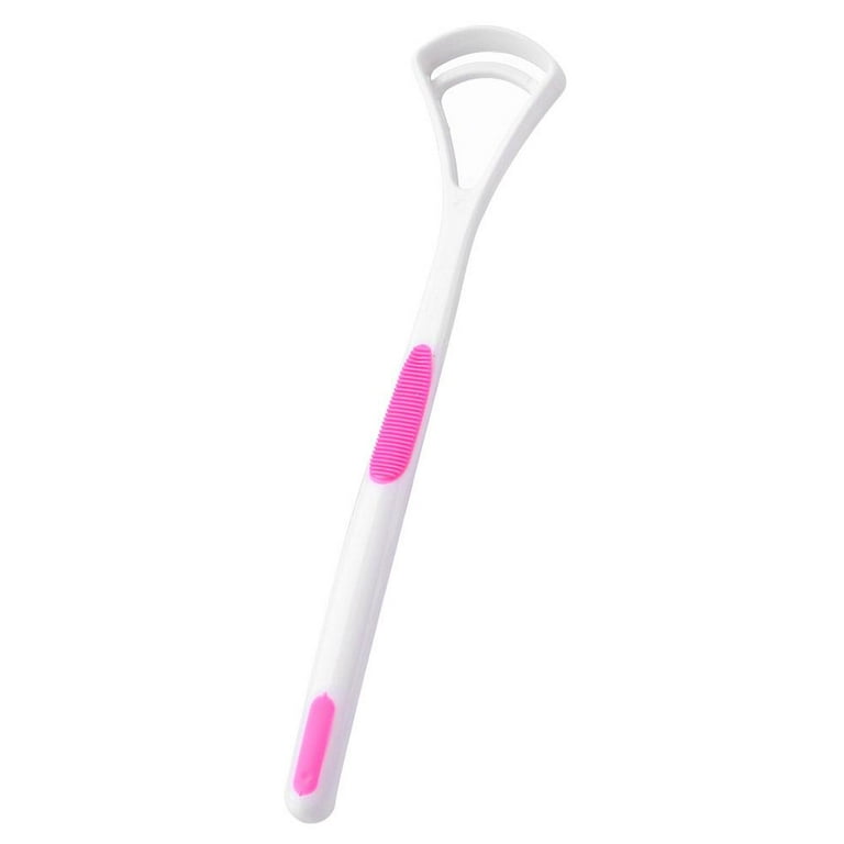 Plastic Tongue Cleaner And Scraper - Pink