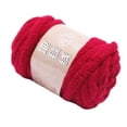 thumbnail image 2 of HOMYL Chunky Yarn Jumbo Tubular Yarn Tube Giant Yarn Handcrocheted Bulky Yarn Arm Knitting Yarn for Throw Pillow Hats Scarf Pet Bed Dark Red, 2 of 8