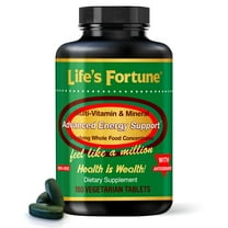 Life's Fortune Multivitamin & Mineral, Advance Energy Support, 180 Tab