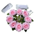 thumbnail image 1 of Decoración de flores delanteras de coche de boda BLESIY ramo de flores artificiales adorno DIY Flor Nupcial decoraciones de la boda del coche Rosa, 1 of 8