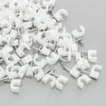 thumbnail image 2 of 200 Round 1/4 Inches (6 mm) Cable Wire Clips Cable Management Cord Tie Holder Coaxial Nail in Clamps Tacks, 2 of 5