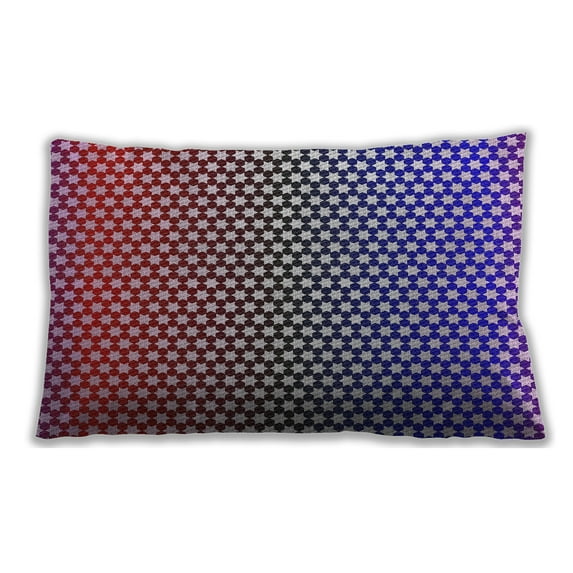 Ahgly Company Indoor Rectangular Patterned Lumbar Throw Pillow, 13 inch by 19 inch