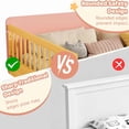 thumbnail image 6 of Mirightone Full Size Montessori Bed with Headboard and Footboard, Wood Full Bed Frame with Rails for Girls Boys, Pink, 6 of 10