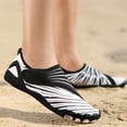 thumbnail image 6 of CHICVOMEY Women Men Water Shoes - Non-Slip Quick-Dry Aqua Hiking Sandals with Velcro - Slip-On Swim Shoes for Beach Pool River, 6 of 8
