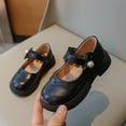 thumbnail image 6 of DMDUOU Toddler Girls Mary Jane Dress Shoes School Uniform Loafers PU Leather Flats Non-Slip Sole Casual Shoes Black 29, 6 of 6