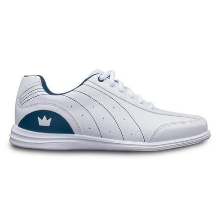 Brunswick Ladies Mystic Bowling Shoes- WideWhite/Navy 09 1/2