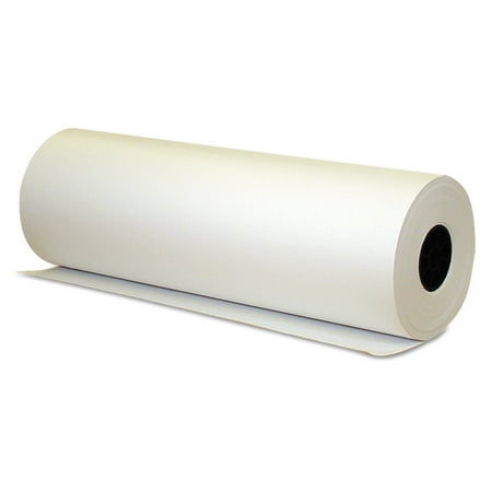 Boardwalk Kraft Paper, 36 in x 720 ft, Bleached White -BWKBL3640720
