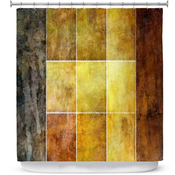 Shower Curtains 70" x 93" from DiaNoche Designs by Angelina Vick - Gold