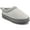Grey, variant on Womens Tarika Sherpa Round Toe Warm Flexible Comfort Mule Slipper