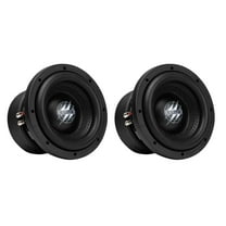 Hifonics 2 Pack ELITE 8 Inch Subwoofer, Dual Voice Coil Car Audio Speaker, 1200W